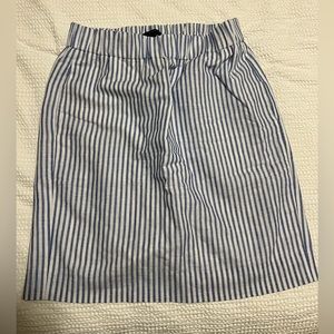 Jcrew Linen Blend Skirt